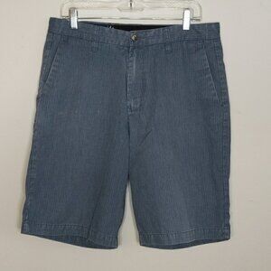 Volcom Blue Striped Shorts